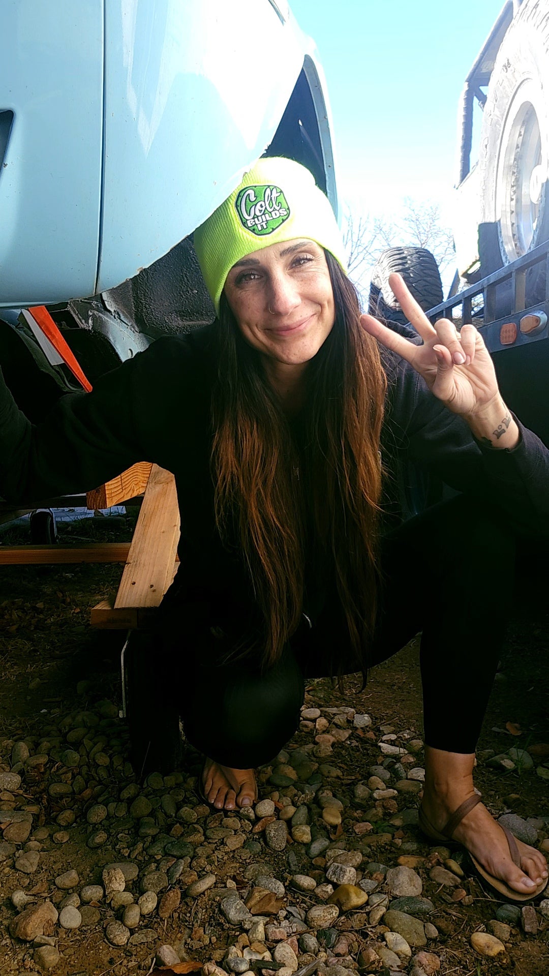 Colt Builds It Green Beanie – Classic Uncuffed Knit Beanie