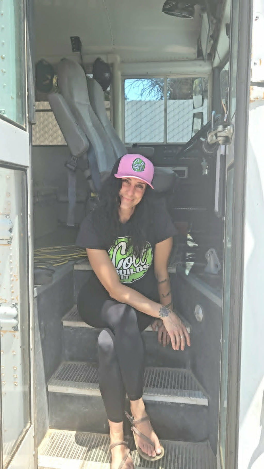 Shanna's Black & Pink Shop Hat