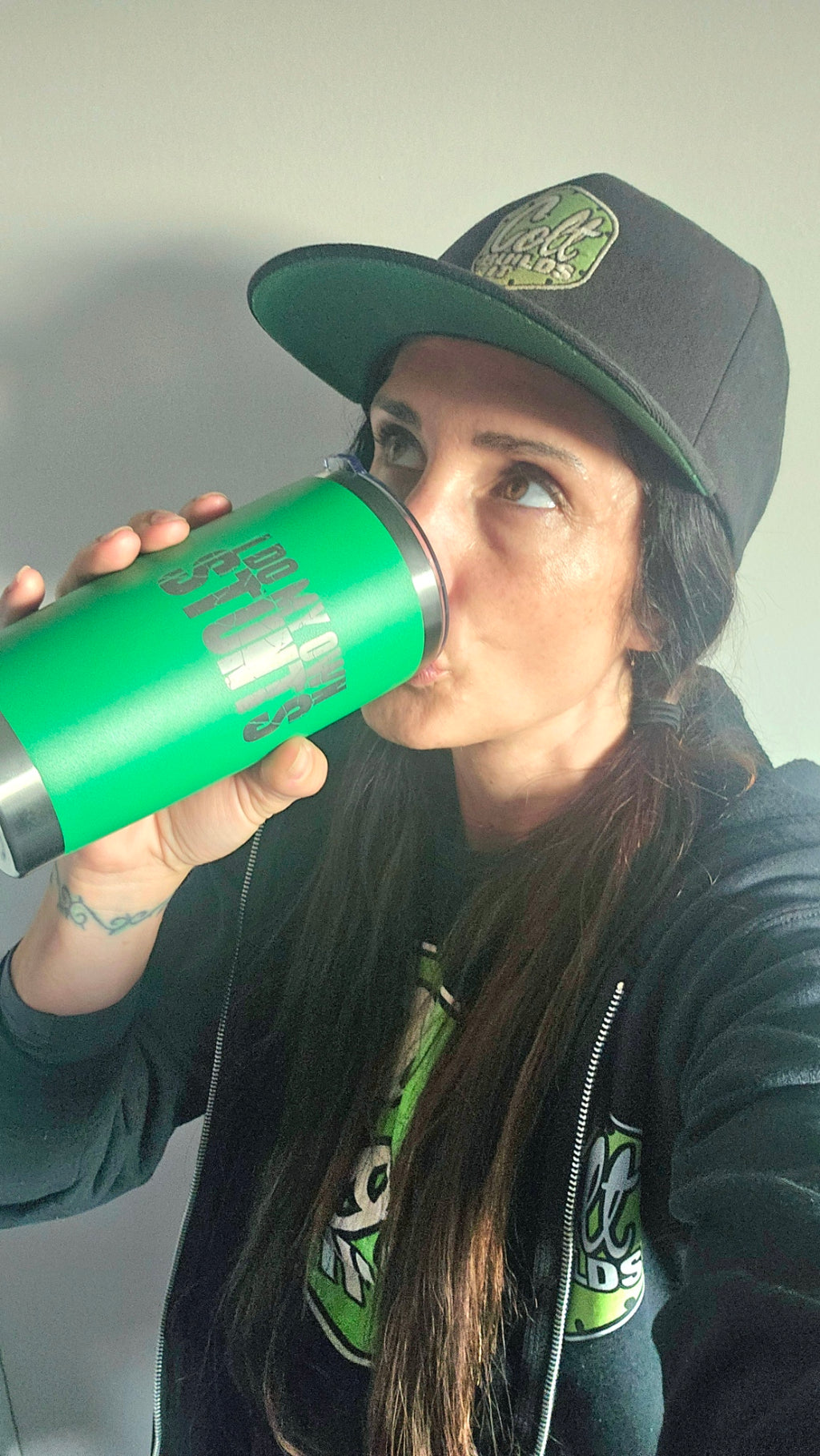 I Do My Own Stunts Tumbler – Colt Builds It