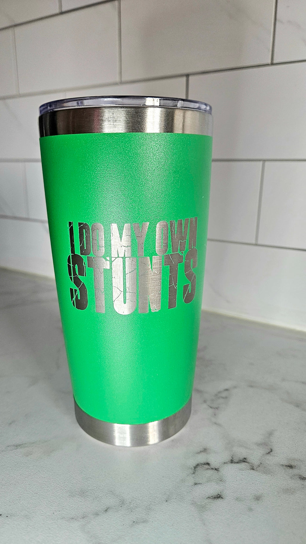 I Do My Own Stunts Tumbler – Colt Builds It
