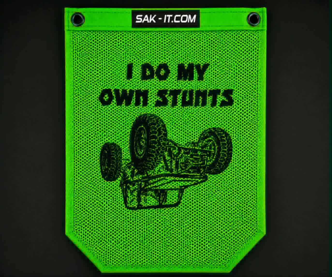 Colt Builds It "I Do My Own Stunts" Trail Trash Sack - Black
