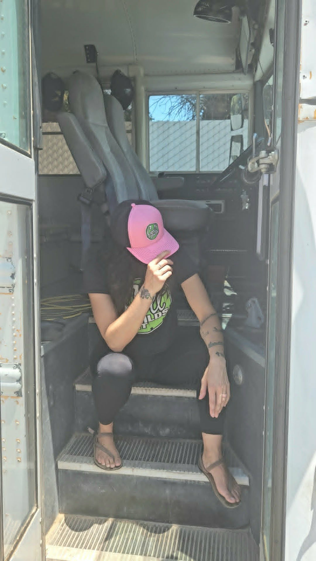 Shanna's Black & Pink Shop Hat