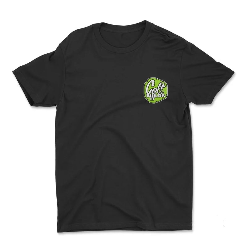 Colt Builds It “Cool Stuff” Tee – Back Graphic Shirt